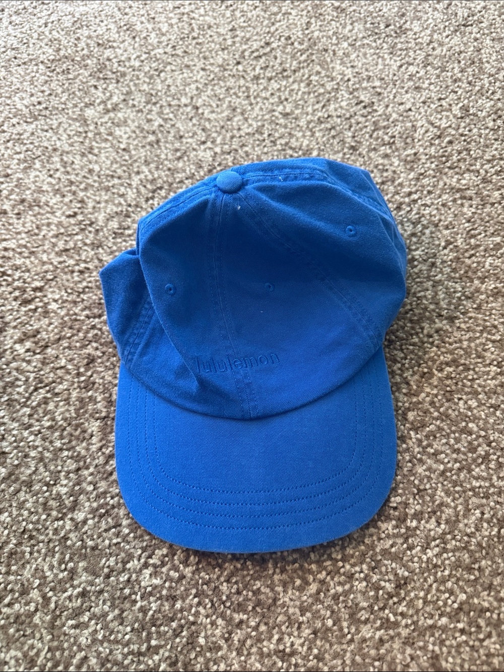 Lululemon Blue Embroidered Baseball Cap S/M